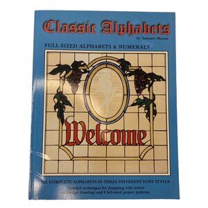 ClasClassic Alphabets Book By Tammie Martin 6 Alphabets 3 Fonts + Numerals
